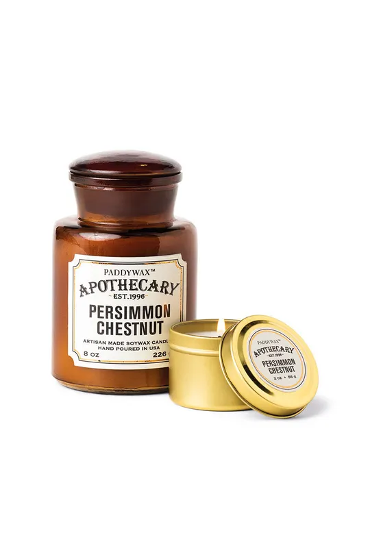 Paddywax Αρωματικό κερί σόγιας Persimmon Chestnut πολύχρωμο