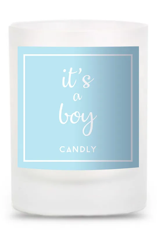 барвистий Candly Ароматична соєва свічка It's a boy. 250 g Unisex
