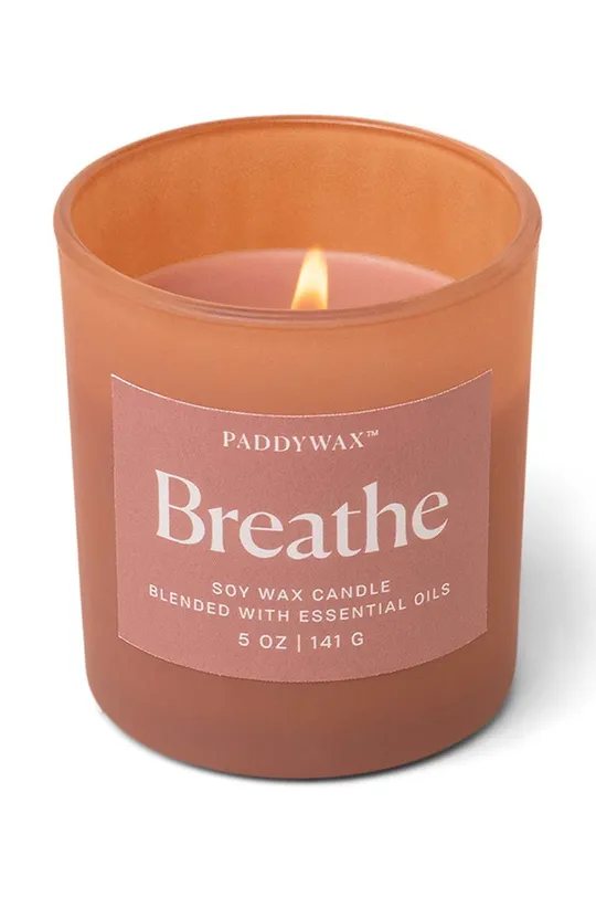 többszínű Paddywax illatgyertya szójaviaszból Breathe 141 g Uniszex