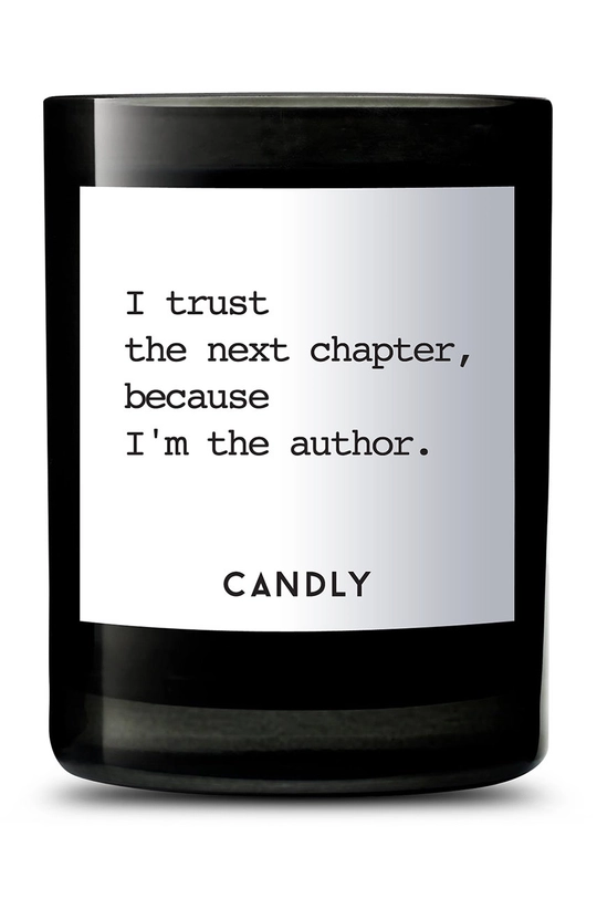 czarny Candly świeca zapachowa sojowa I trust the next chapter. Unisex