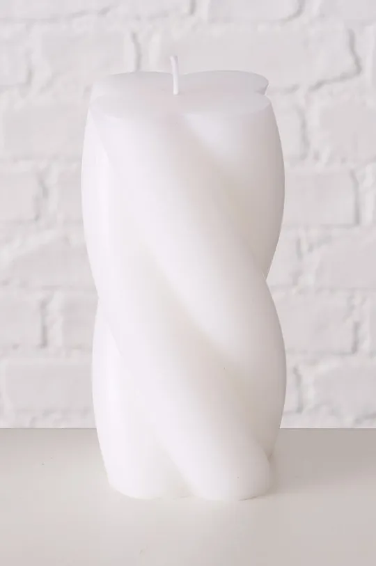 λευκό Boltze κερί χωρίς άρωμα Twist Unisex