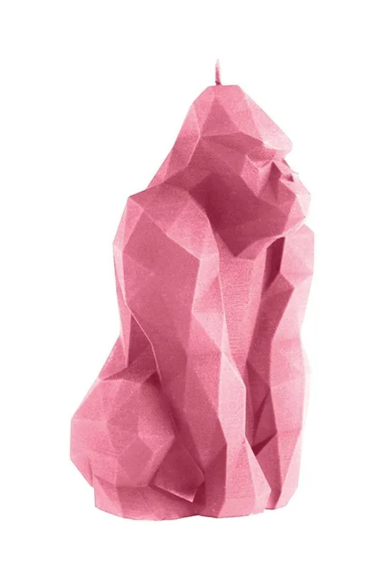 ροζ Διακοσμητικό κερί Candellana Gorilla Low-Poly Unisex