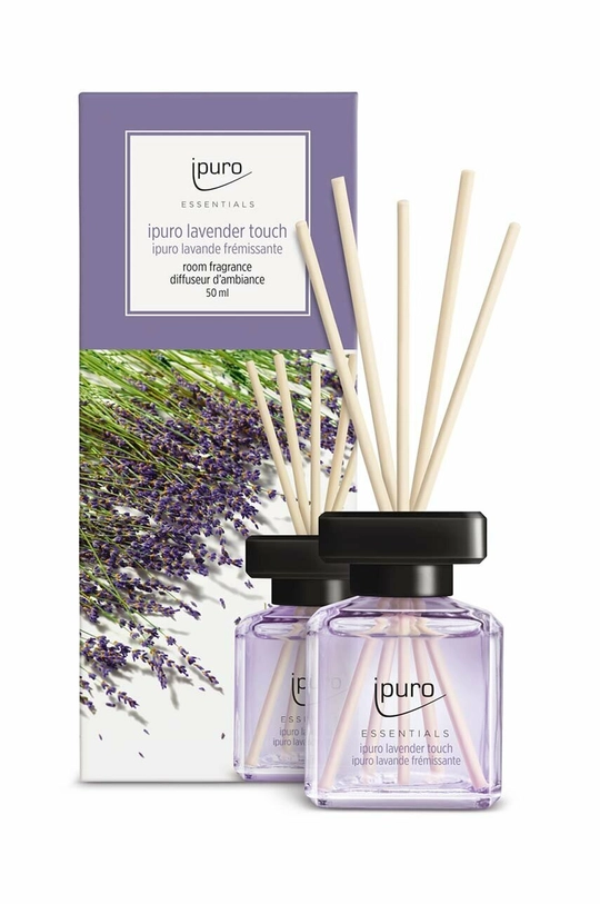 Διαχυτής αρώματος Ipuro Lavender Touch 50 ml  Ύαλος, Μπαμπού