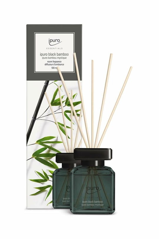 Διαχυτής αρώματος Ipuro Black Bamboo 100 ml  Ύαλος, Μπαμπού