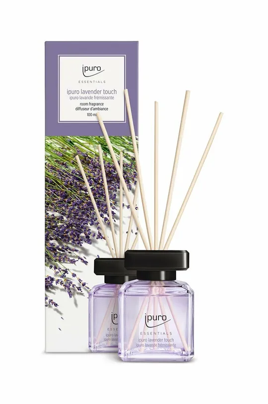 Aroma difuzér Ipuro Lavender Touch 100 ml  Sklo, Bambus