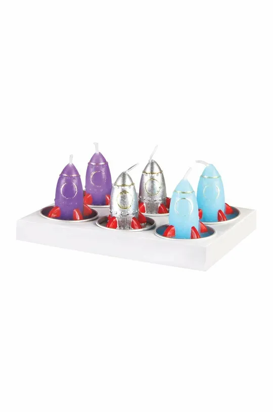 барвистий Набір свічок &k amsterdam Rocket Set 6-pack Unisex