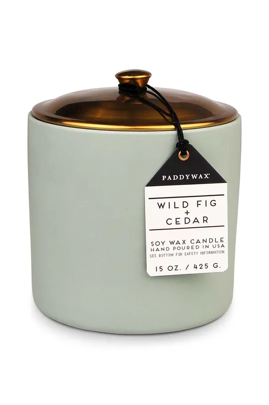többszínű Paddywax illatgyertya szójaviaszból Wild Fig & Cedar 425 g Uniszex