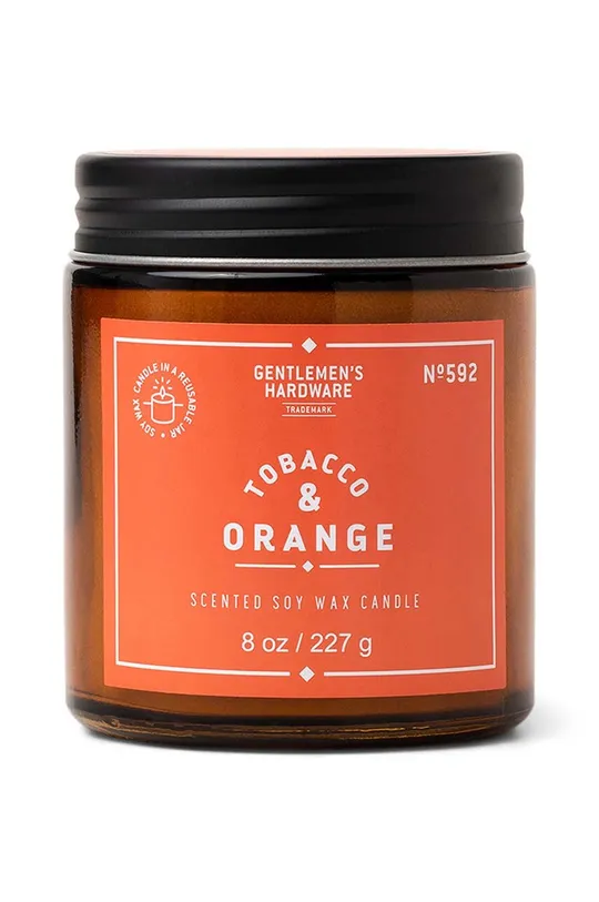 multicolore Gentelmen's Hardware candele profumate di soia Tobacco & Orange 227 g Unisex