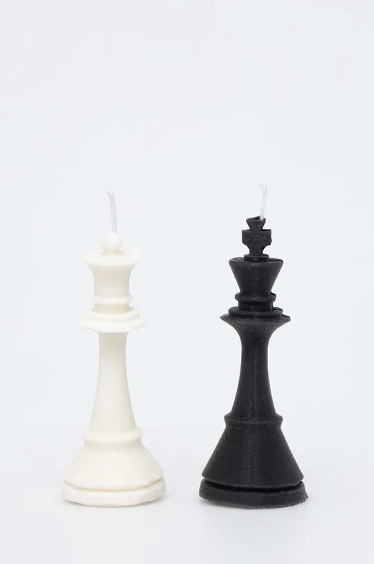 multicolor Really Nice Things zestaw świec Chess Shaped 2-pack Unisex