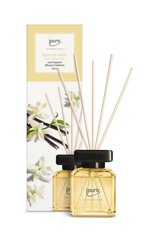 Ipuro aroma diffúzor Soft Vanilla 100 ml  műanyag, üveg, bambusz