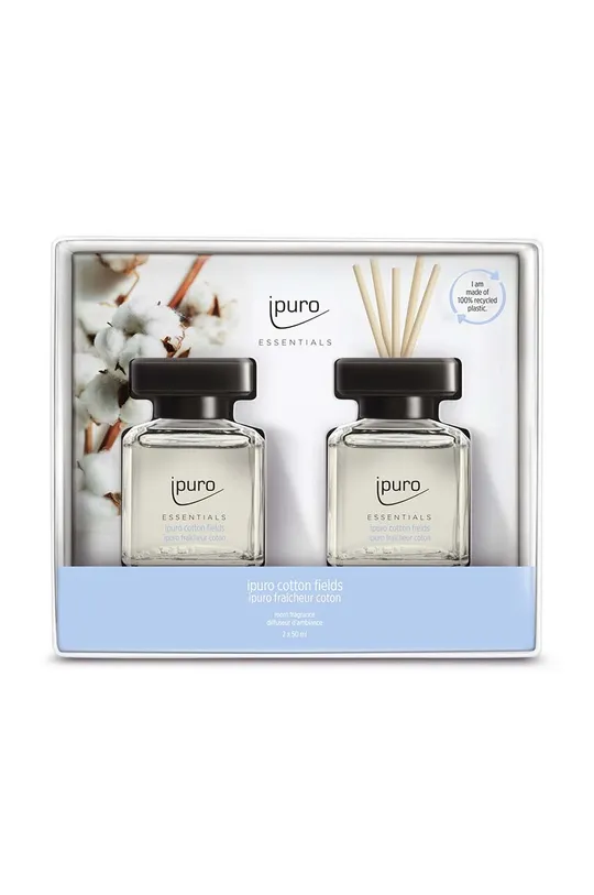többszínű Ipuro aroma diffúzor készlet Cotton Fields 2 x 50 ml 2 db Uniszex