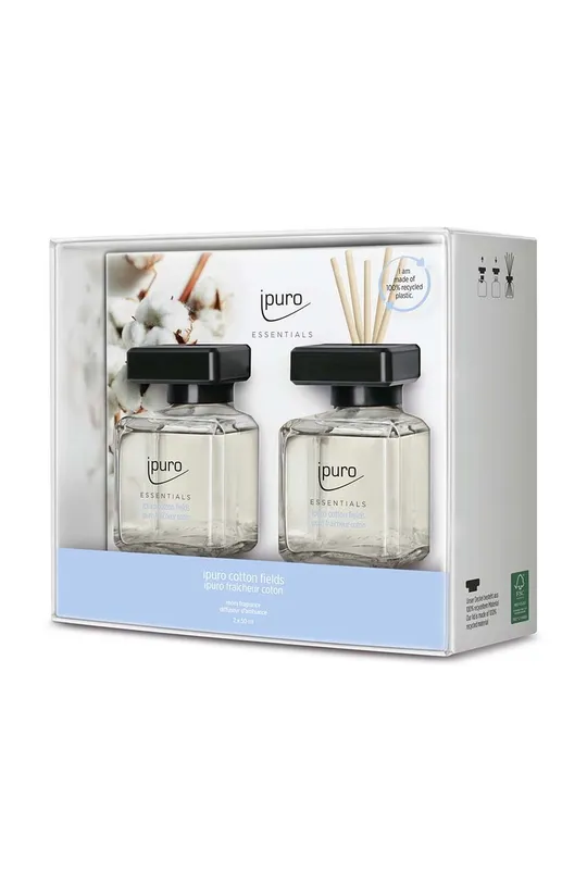 Ipuro aroma diffúzor készlet Cotton Fields 2 x 50 ml 2 db többszínű