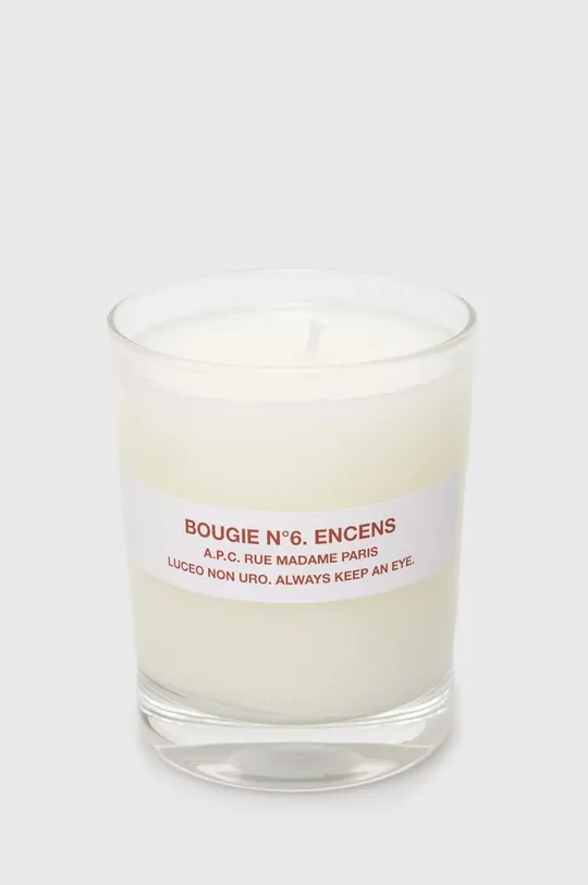 white A.P.C. scented candle Unisex