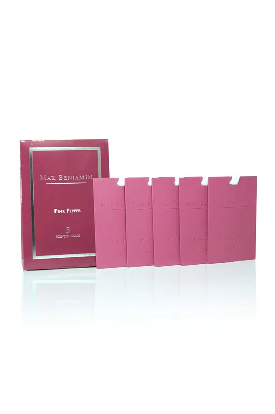 фіолетовий Набір ароматичних карток Max Benjamin Pink Pepper 5-pack Unisex