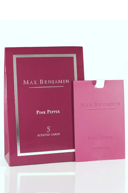 Σετ με κάρτες αρωμάτων Max Benjamin Pink Pepper 5-pack μωβ