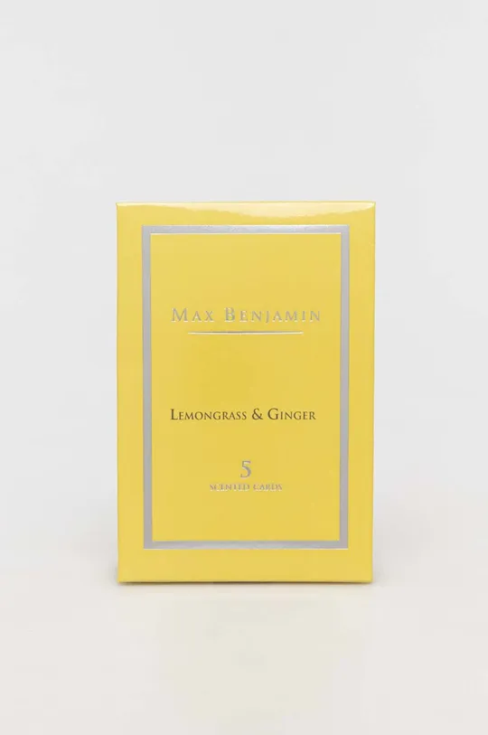 žltá Sada vonných kariet Max Benjamin Lemongrass & Ginger 5-pak Unisex