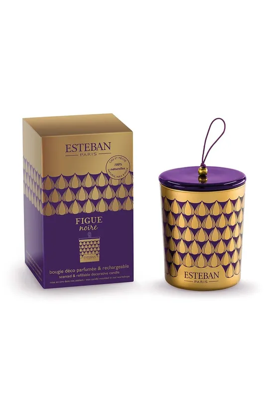 πολύχρωμο Αρωματικό κερί Esteban Figue noire 180 g Unisex