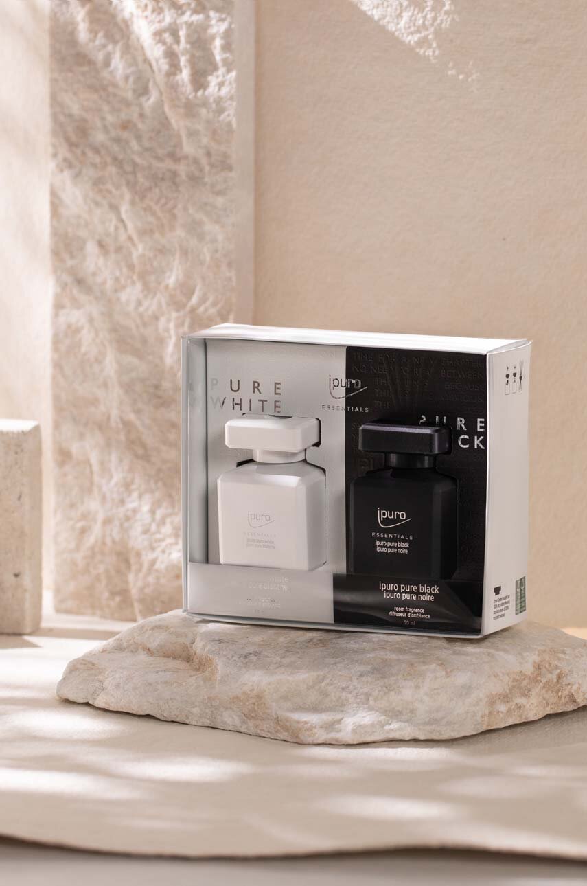 Ipuro zestaw dyfuzorów zapachowych Pure White/Pure Black 2x50 ml 2pack