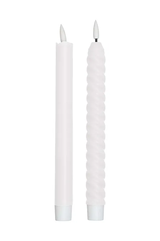 biela Led sviečka Design Letters 2-pak Unisex