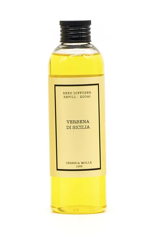 rumena Zaloga za razpršilnik dišav Cereria Molla Verbena di Sicilia 200 ml Unisex