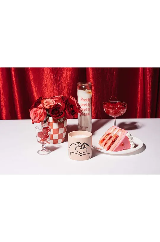 πολύχρωμο Αρωματικό κερί σόγιας Paddywax Checkmate Rose & Santal 311 g