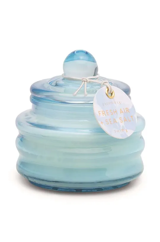 μπλε Αρωματικό κερί σόγιας Paddywax Fresh Air & Sea Salt 85 g Unisex
