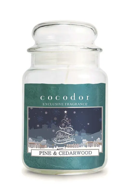 барвистий Ароматизована свічка Cocodor Christmas Pine & Cedarwood 550 g Unisex
