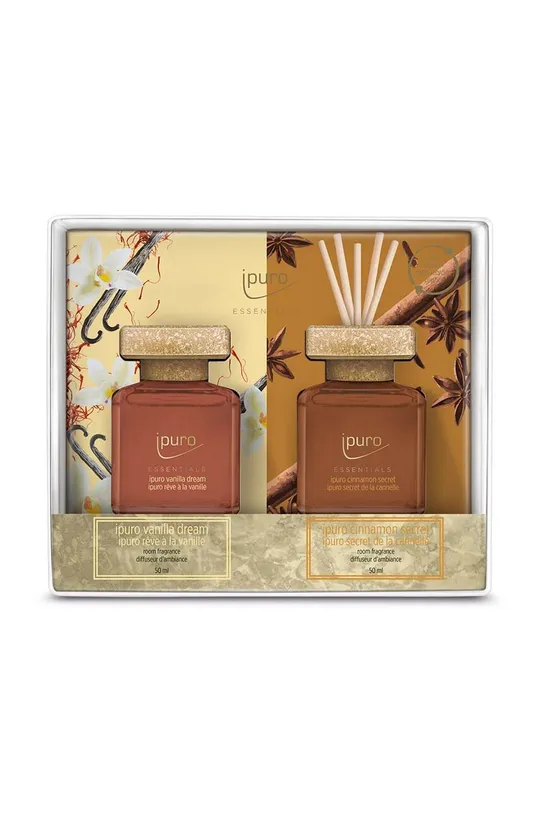 multicolor Ipuro dyfuzor zapachowy Cinnamon / Vanilla 2 x 50 ml Unisex