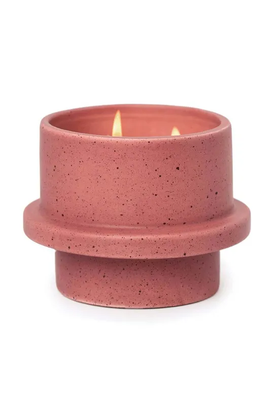розовый Ароматическая соевая свеча Paddywax Saffron Rose 326 gr Unisex