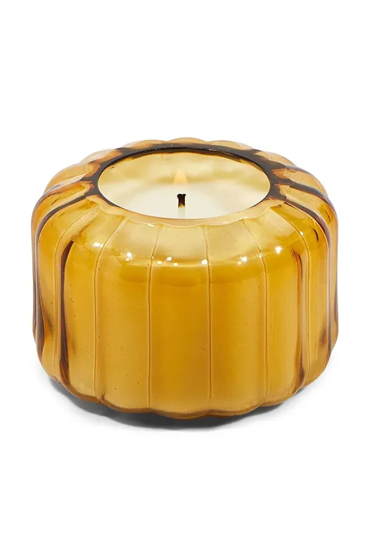 narancssárga Paddywax illatgyertya szójaviaszból Ripple Golden Ember 128 g Uniszex