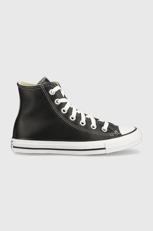μαύρο Converse - Δερμάτινα ελαφριά παπούτσια Γυναικεία