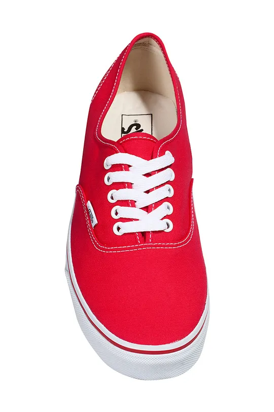 κόκκινο Πάνινα παπούτσια Vans