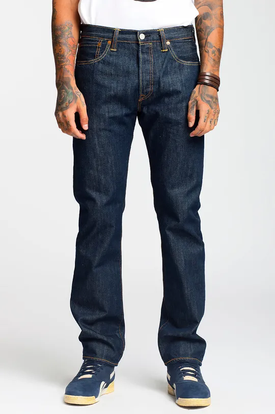 sötétkék Levi's - Farmer 501 Férfi