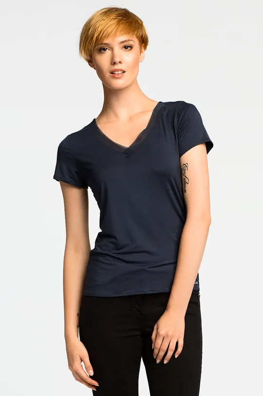 granatowy Calvin Klein Underwear t-shirt piżamowy Damski