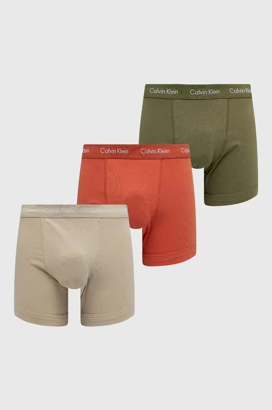 zelená Boxerky Calvin Klein Underwear 3-pak Pánsky