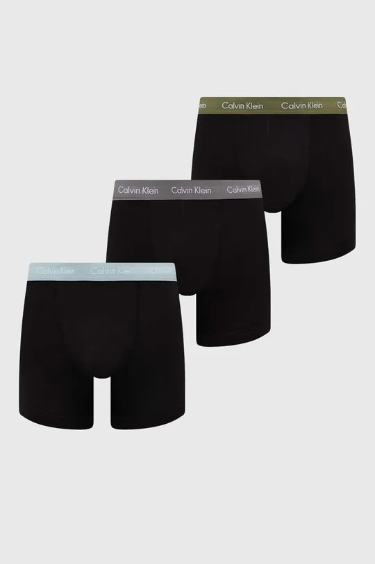 чёрный Боксеры Calvin Klein Underwear 3 шт Мужской