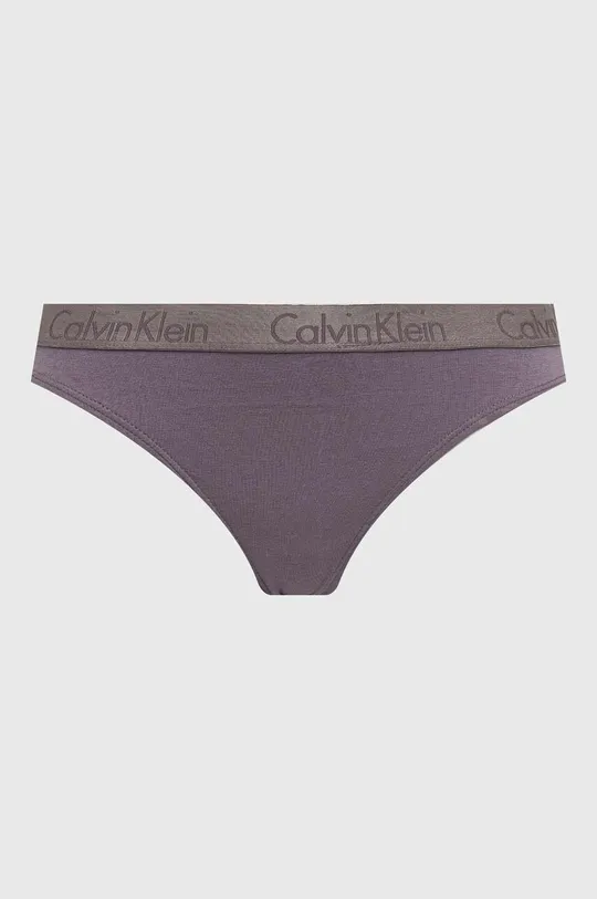 Στρινγκ Calvin Klein Underwear 3-pack μωβ