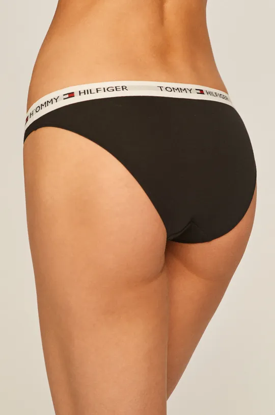 Tommy Hilfiger - Nohavičky Cotton bikini Iconic čierna