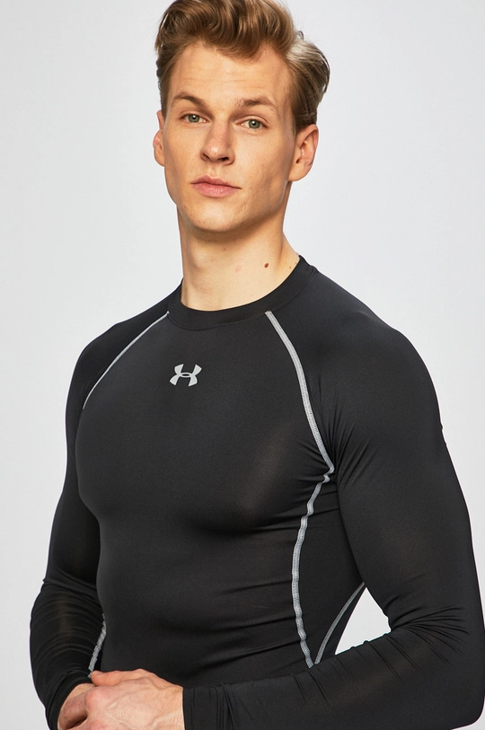 fekete Under Armour - Hosszú ujjú HeatGear® Armour Long Sleeve Compression Shirt 1257471