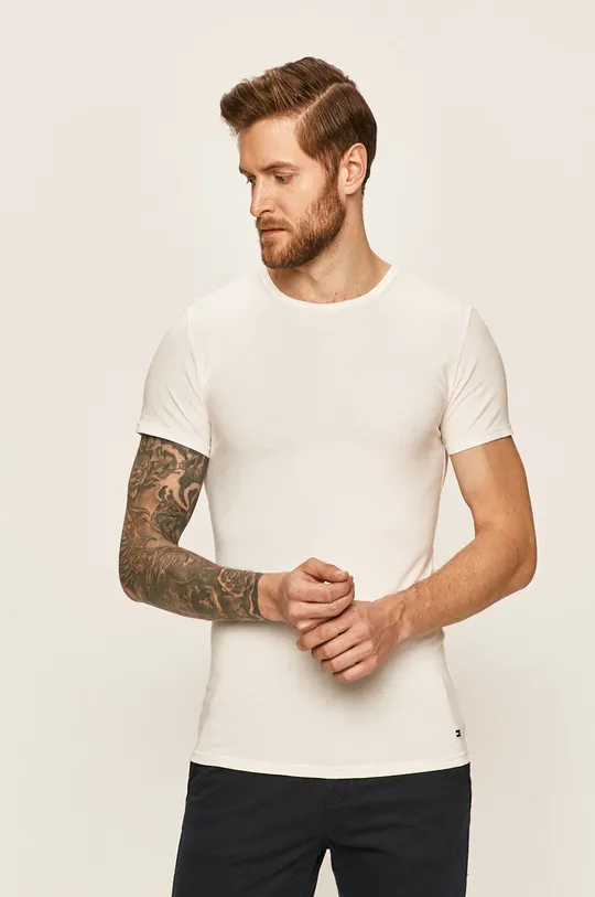 biały Tommy Hilfiger - T-shirt (3-pack) 2S87905187 Męski