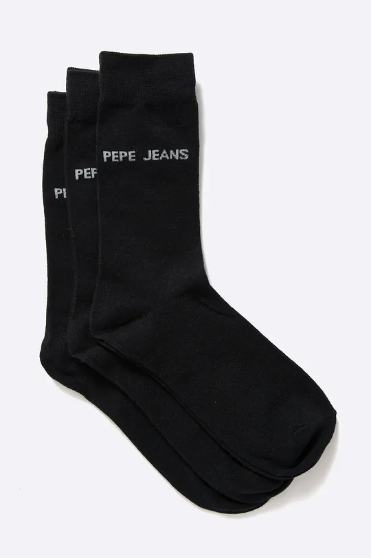 czarny Pepe Jeans - Skarpety Jackson (3-pack) Męski