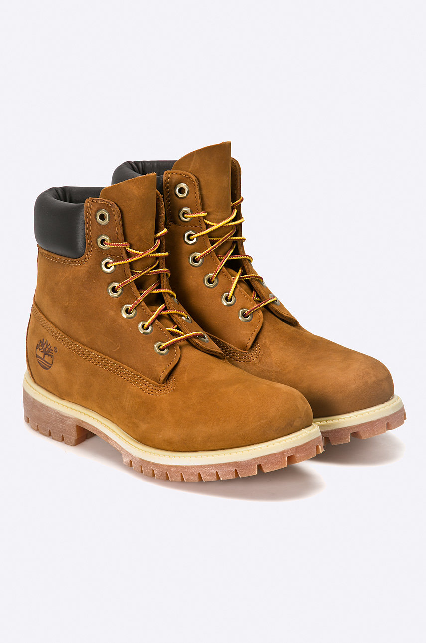 Timberland trapery zamszowe Premium 6 Inch Boot brązowy