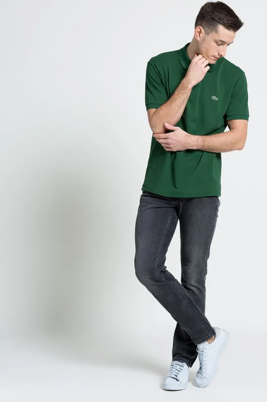 Lacoste - Tricou Polo verde