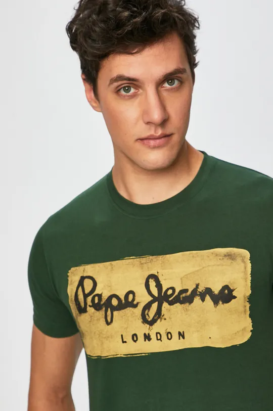zelená Pepe Jeans - Pánske tričko Charing