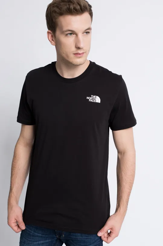 czarny The North Face - T-shirt Męski