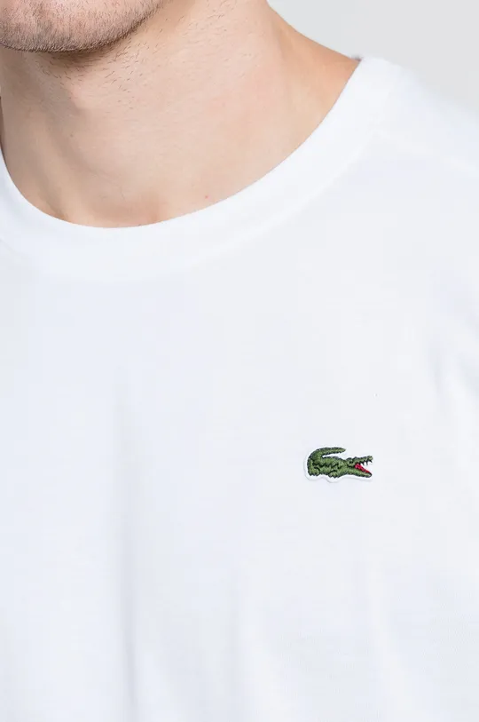 biały Lacoste t-shirt