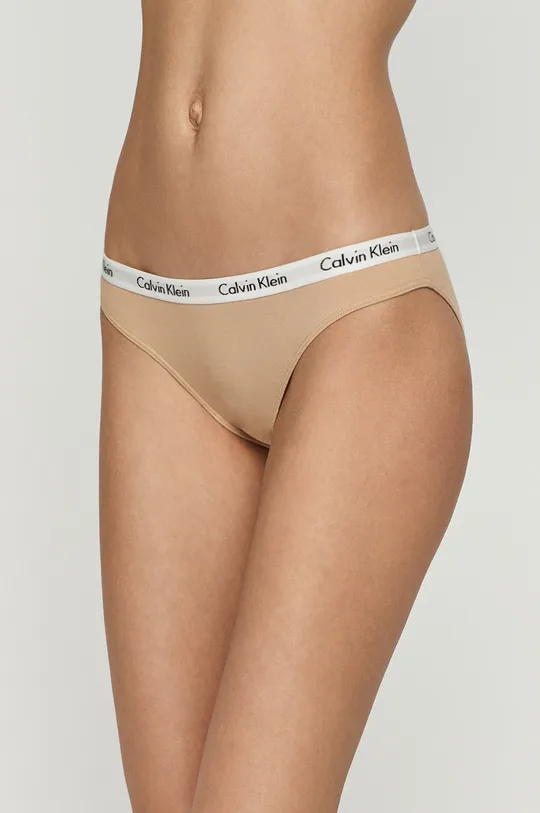 Calvin Klein Underwear - Bugyi (3-db) bézs