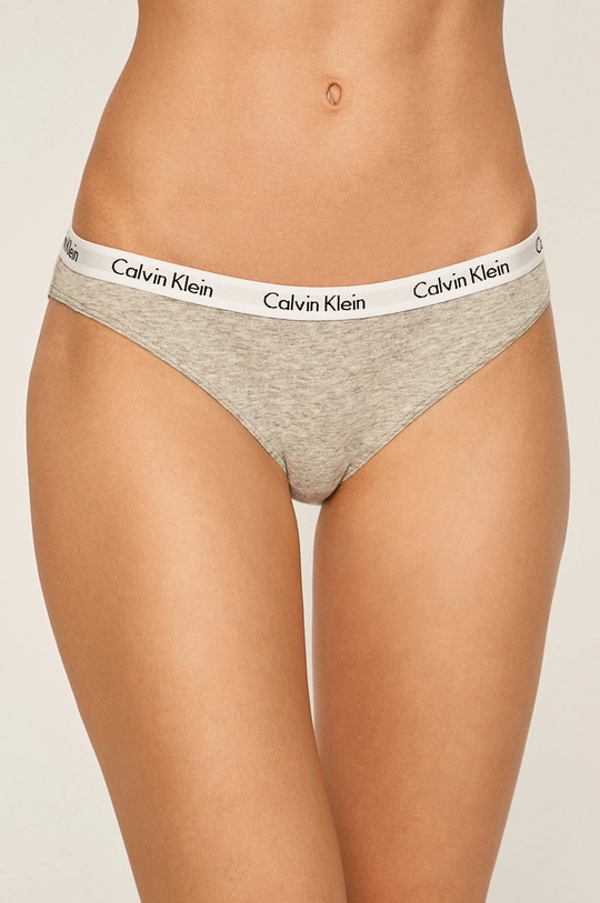 szary Calvin Klein Underwear - Figi (3 pack) Damski