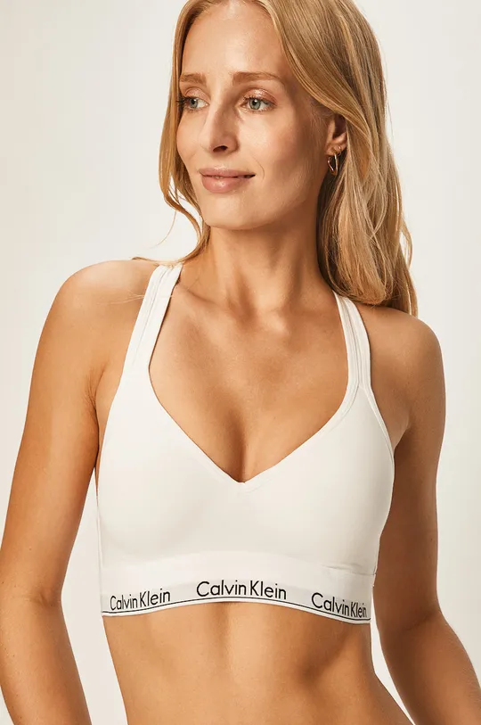 biela Športová podprsenka Calvin Klein Underwear Dámsky