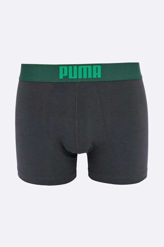 Puma - Boxeralsó Puma Placed logo boxer 2p green (2 db) 90651904 zöld